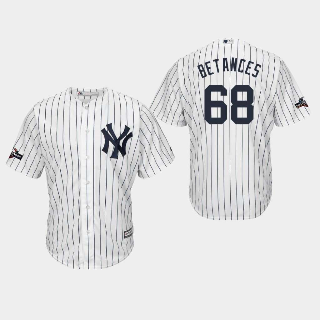 Dellin Betances New York Yankees White Stitched MLB Jersey