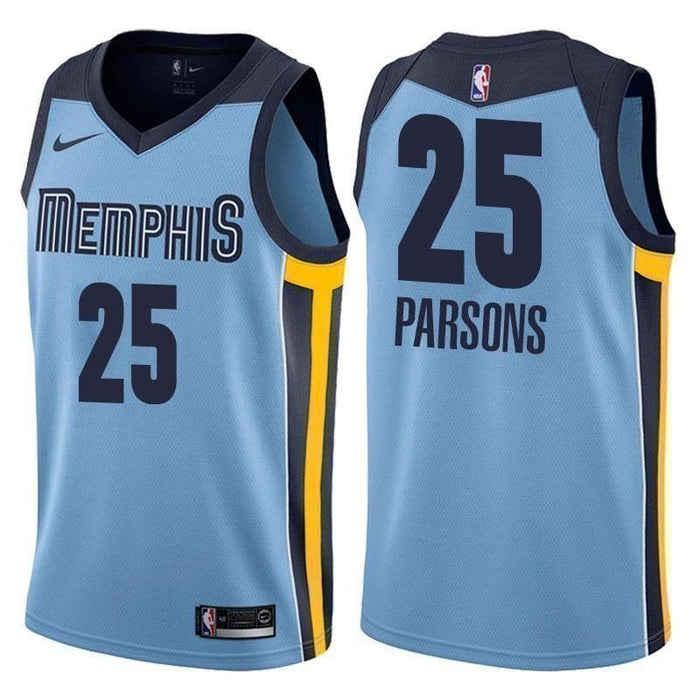 Movie Basketball Jersey Memphis Grizzlies #25 Chandler Parsons Blue