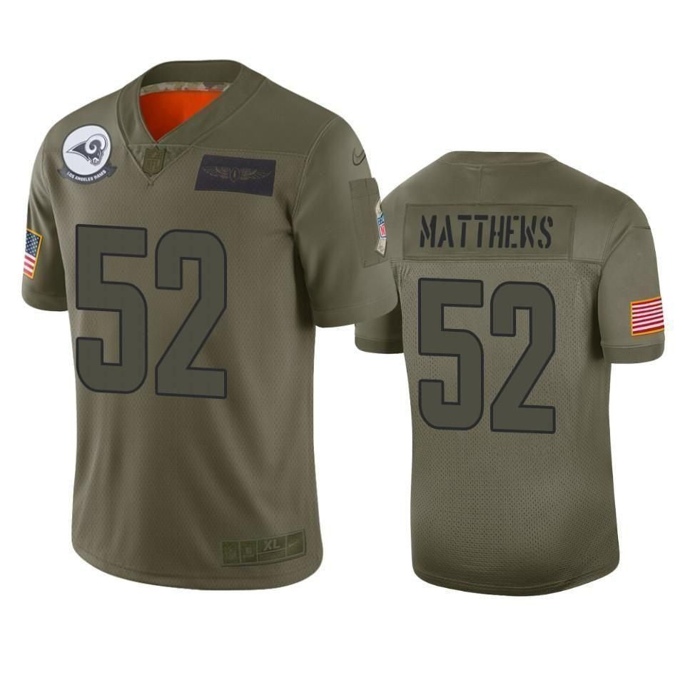 Lot Detail - 2019 CLAY MATTHEWS LOS ANGELES RAMS HOME JERSEY PHOTO