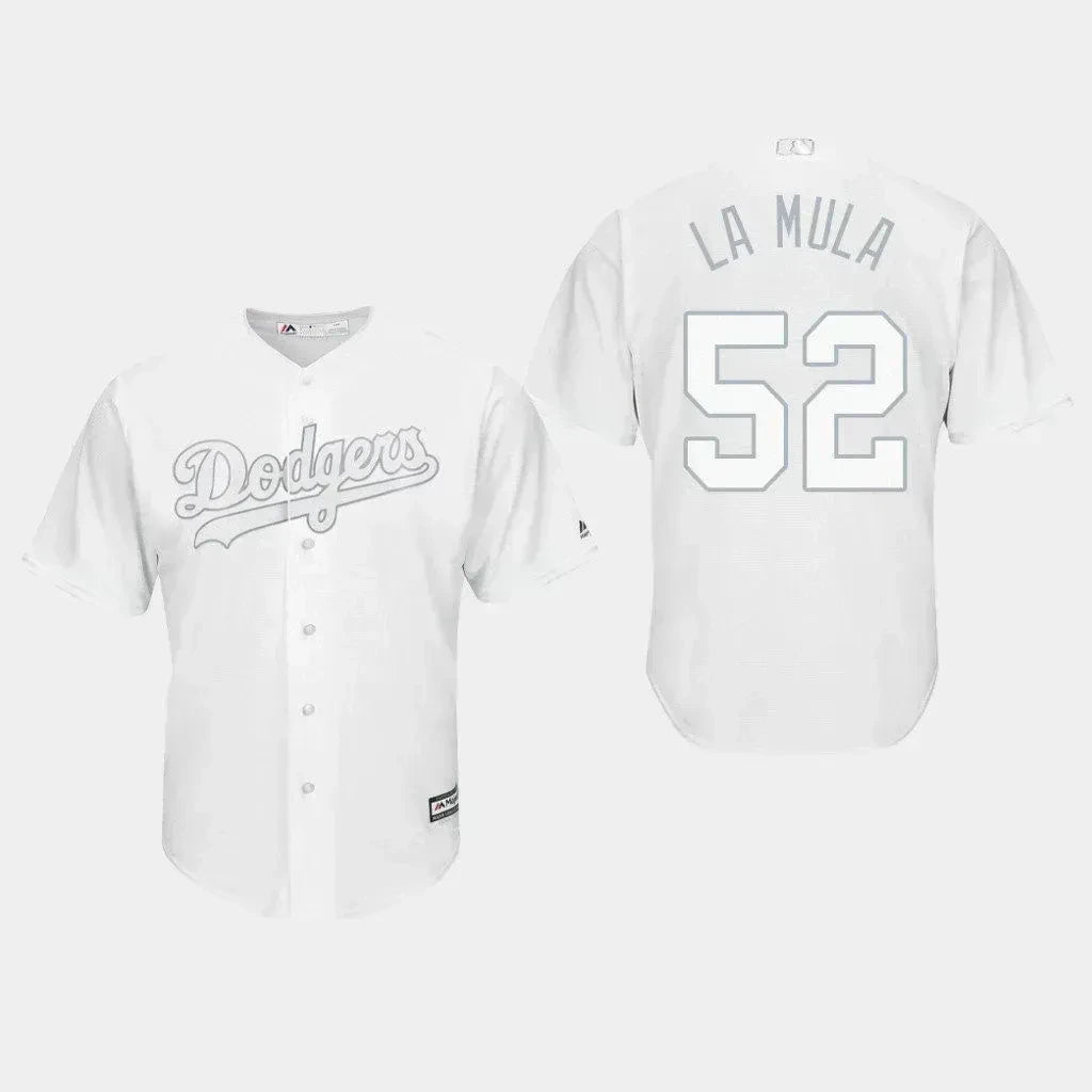 PEDRO BAEZ SIGNED DODGERS PLAYERS WEEKEND JERSEY LA MULA JERSEY