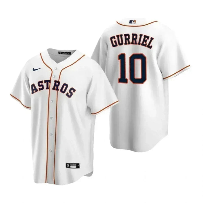 FREE shipping Number 10 Houston Astros Yuli Gurriel Baseball shirt