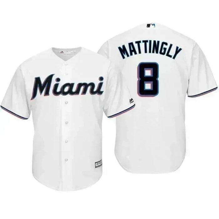 Don Mattingly Miami Marlins 2019 Baseball Player Jersey — Ecustomily