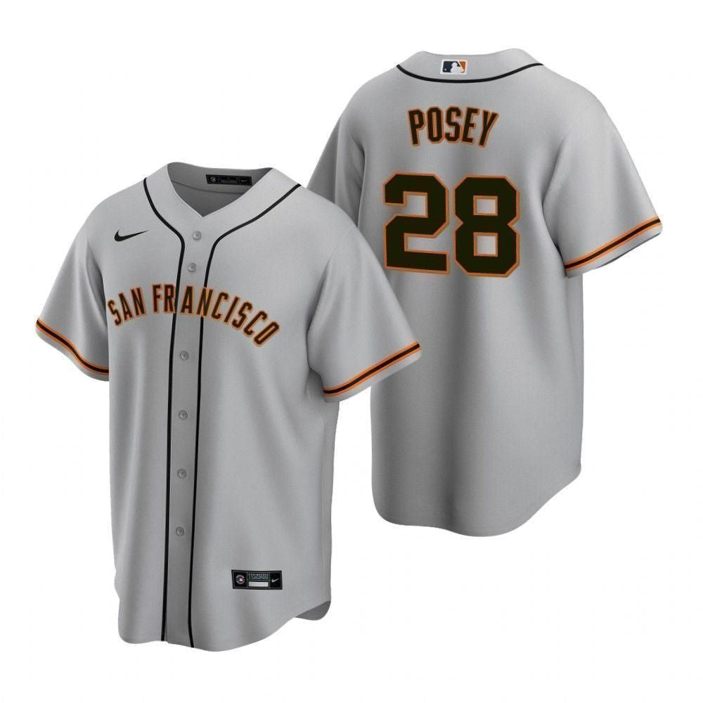 Youth San Francisco Giants Buster Posey Cream Alternate Cool Base