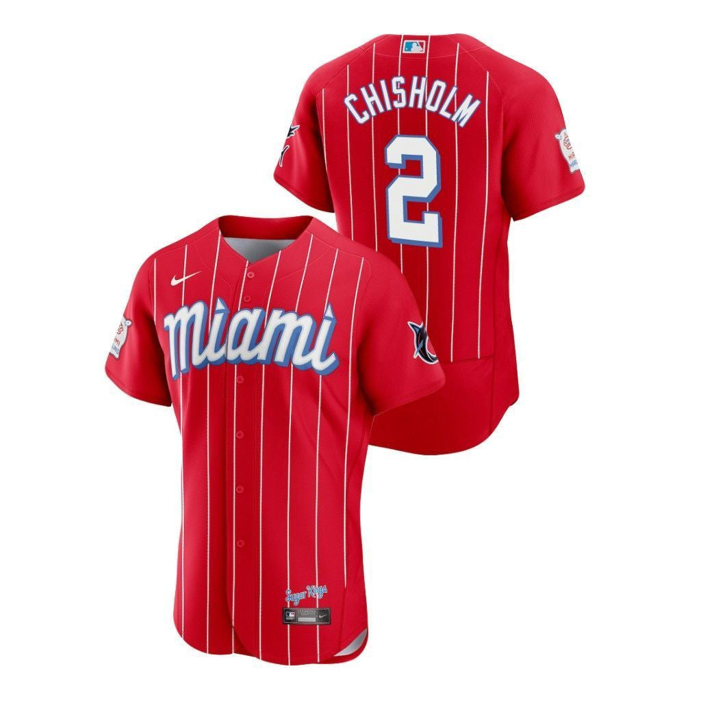 Jazz Chisholm Miami Marlins City Connect 2021 Baseball Player Jersey —  Ecustomily