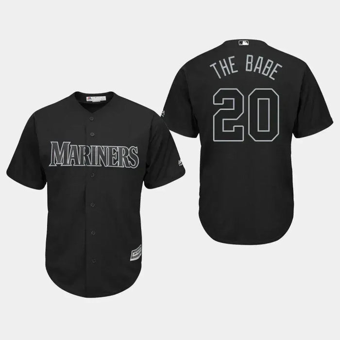 Daniel THE BABE Vogelbach Seattle Mariners Game-Used 2019 Players' Weekend  Jersey