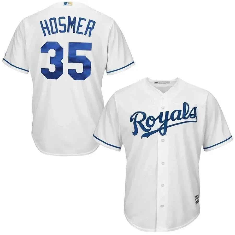 Eric Hosmer Kansas City Royals Youth White Name & Number T-Shirt