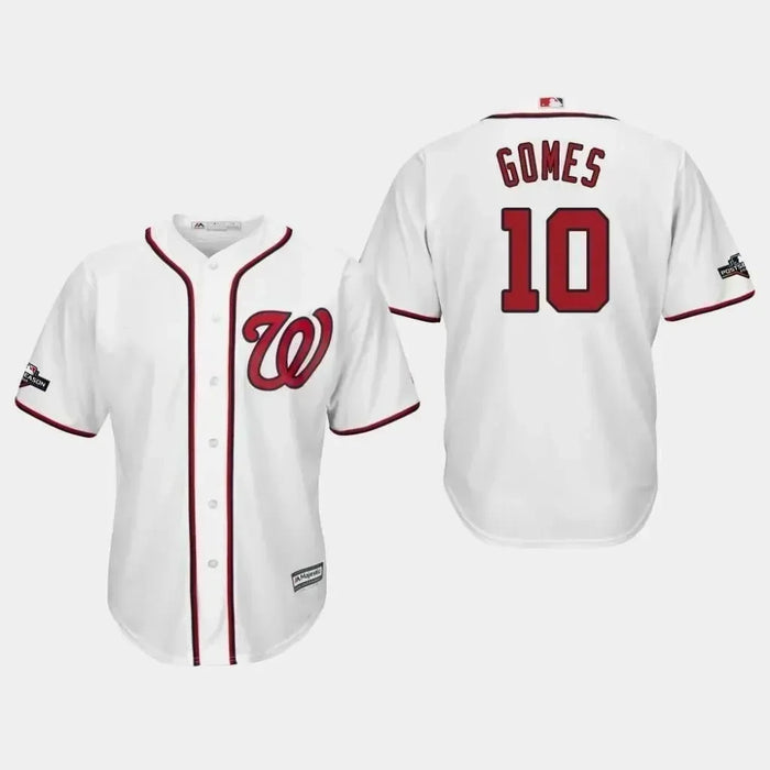 Yan Gomes Washington Nationals 2019 Postseason Baseball Jersey — Ecustomily