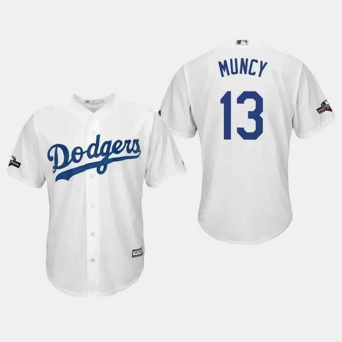 Max Muncy Los Angeles Dodgers 2019 Postseason Baseball Jersey — Ecustomily