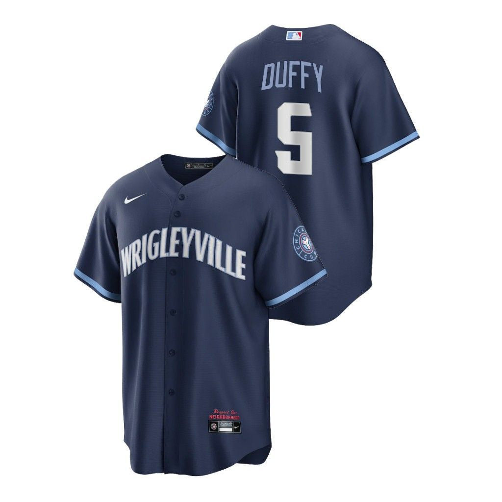 Matt Duffy Chicago Cubs City Connect 2021 Baseball Player Jersey —  Ecustomily
