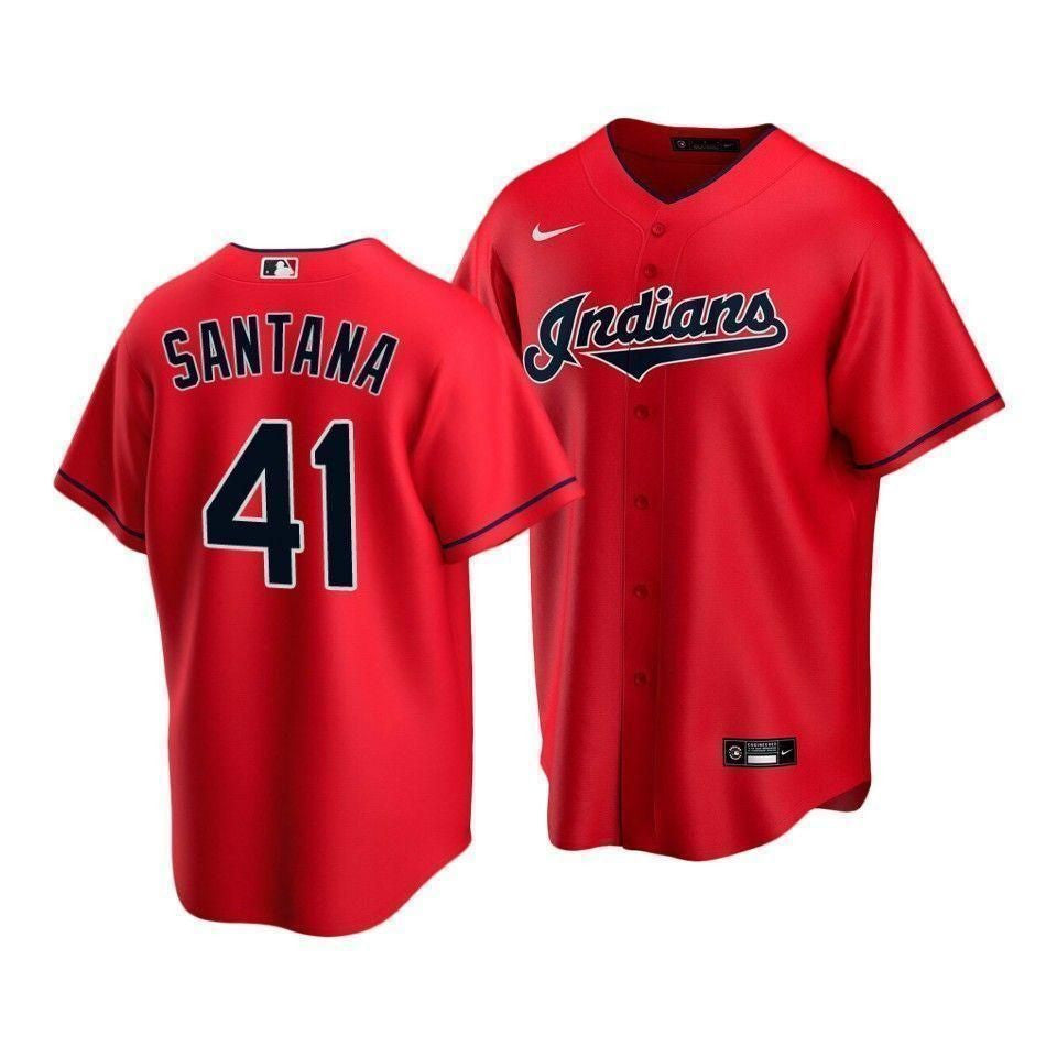 Men Is Indians Carlos Santana 2020 Gray Road Jersey