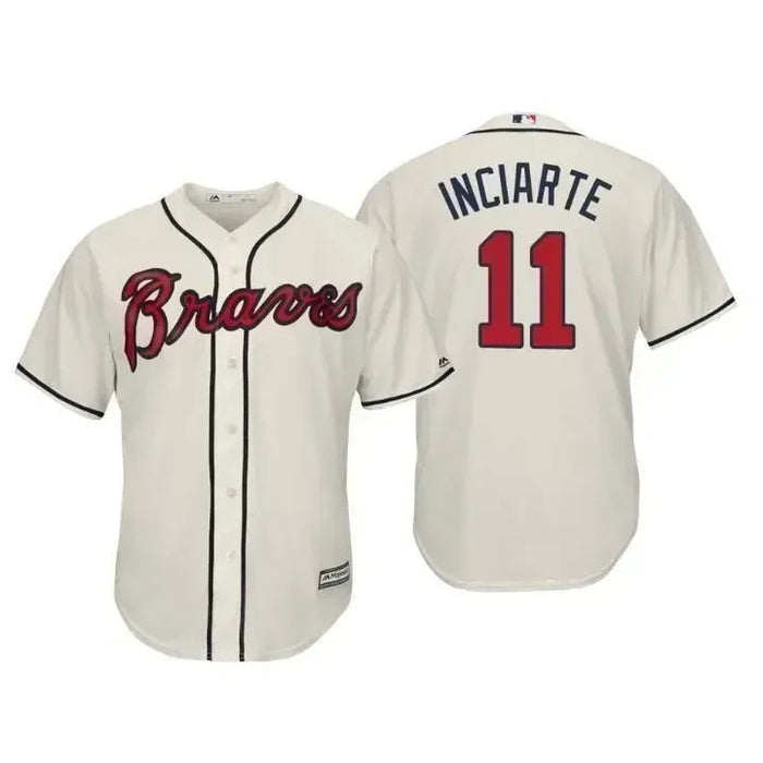 Basic MLB Atlanta Braves Baseball Jersey Inciarte Gift For Dad From Daughter