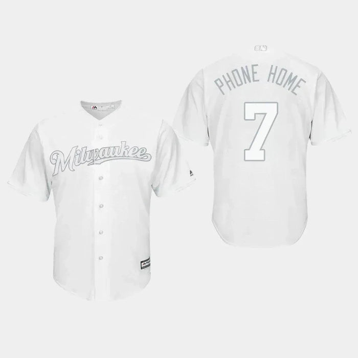 Eric Thames Milwaukee Brewers 2019 Players' Weekend Baseball Player Je —  Ecustomily