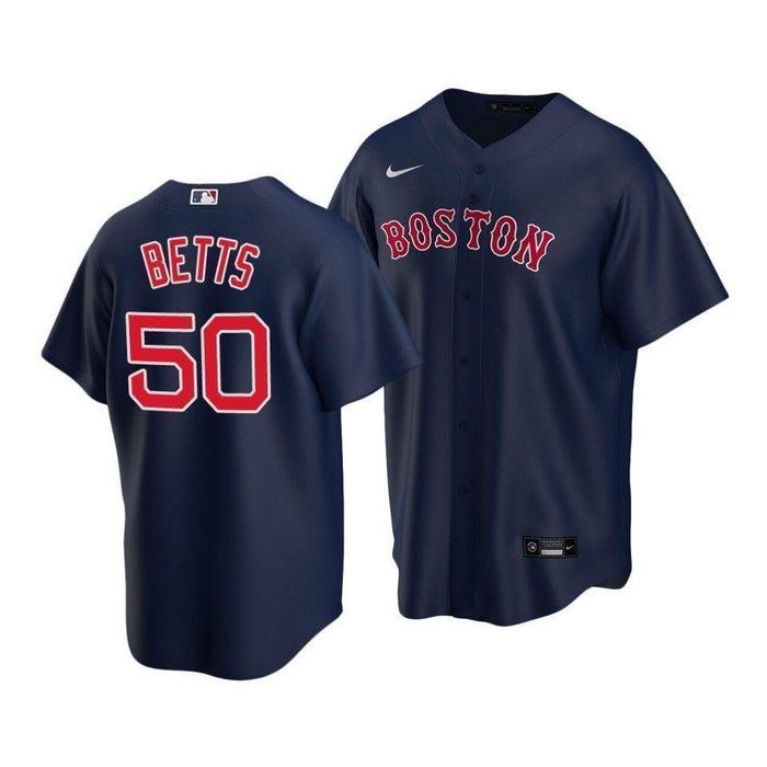 Mookie Betts Boston Red Sox Cool Base White Jersey