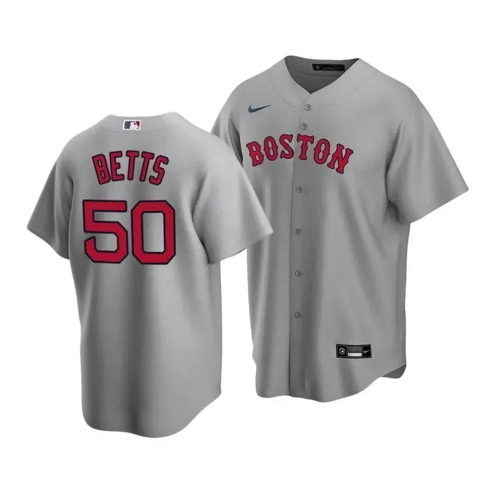 Mookie Betts Boston Red Sox Cool Base White Jersey