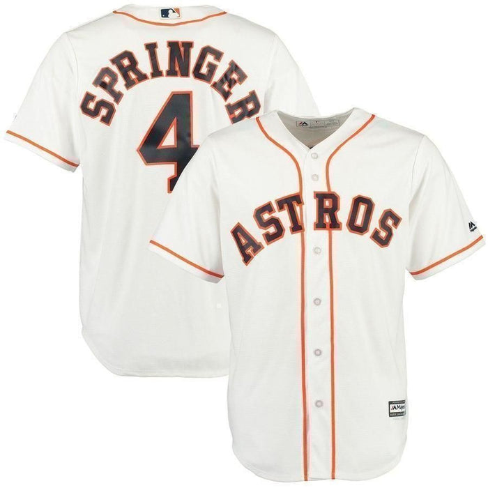 George Springer Houston Astros Baseball Player Jersey — Ecustomily