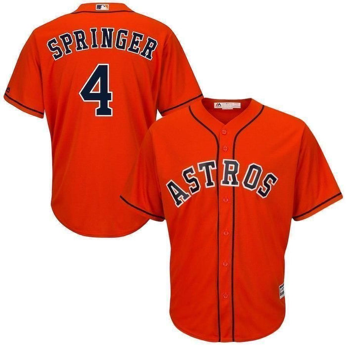 George Springer Houston Astros Baseball Player Jersey — Ecustomily