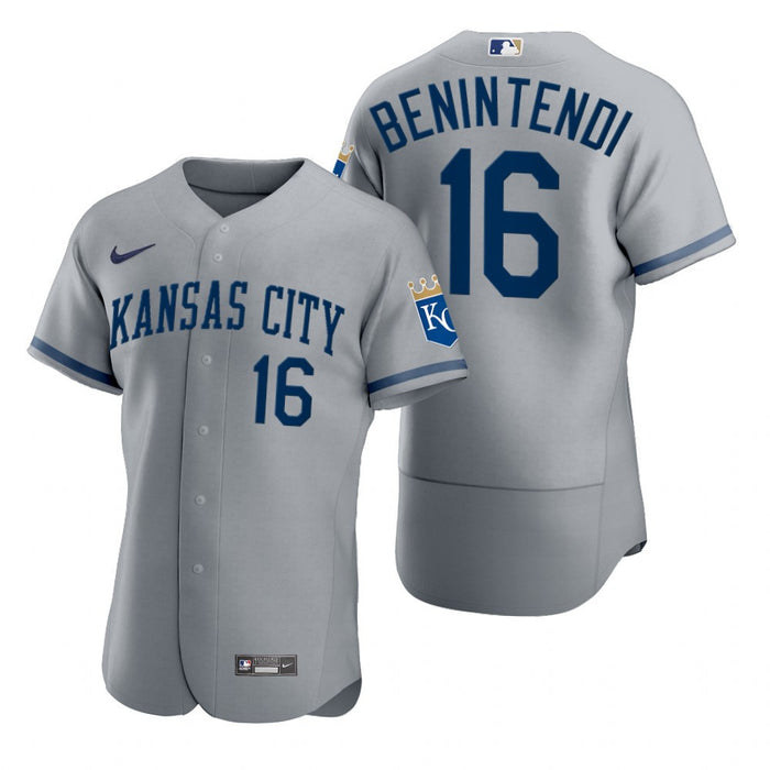 Andrew Benintendi 2022 Kansas City Royals Gray Baseball Player Jersey —  Ecustomily
