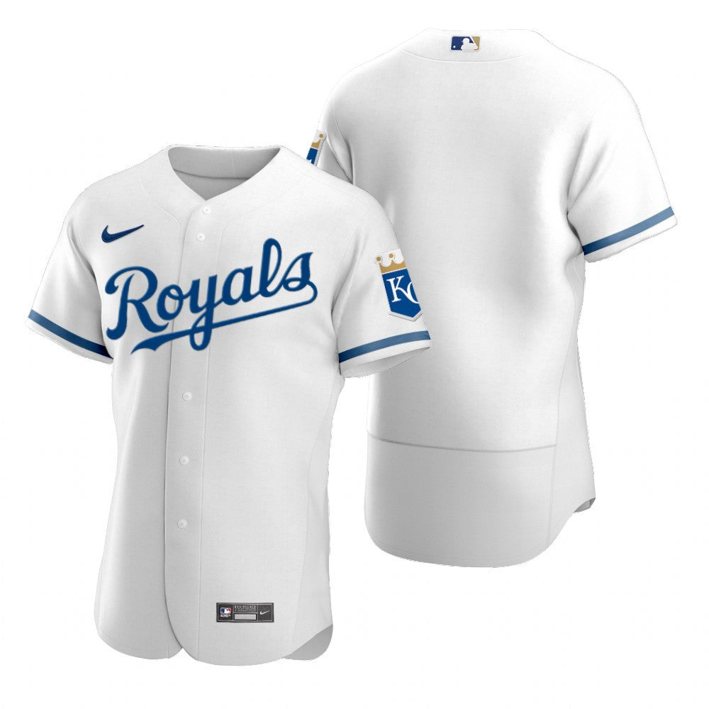Kansas City Royals 2022 White Baseball Player Jersey — Ecustomily