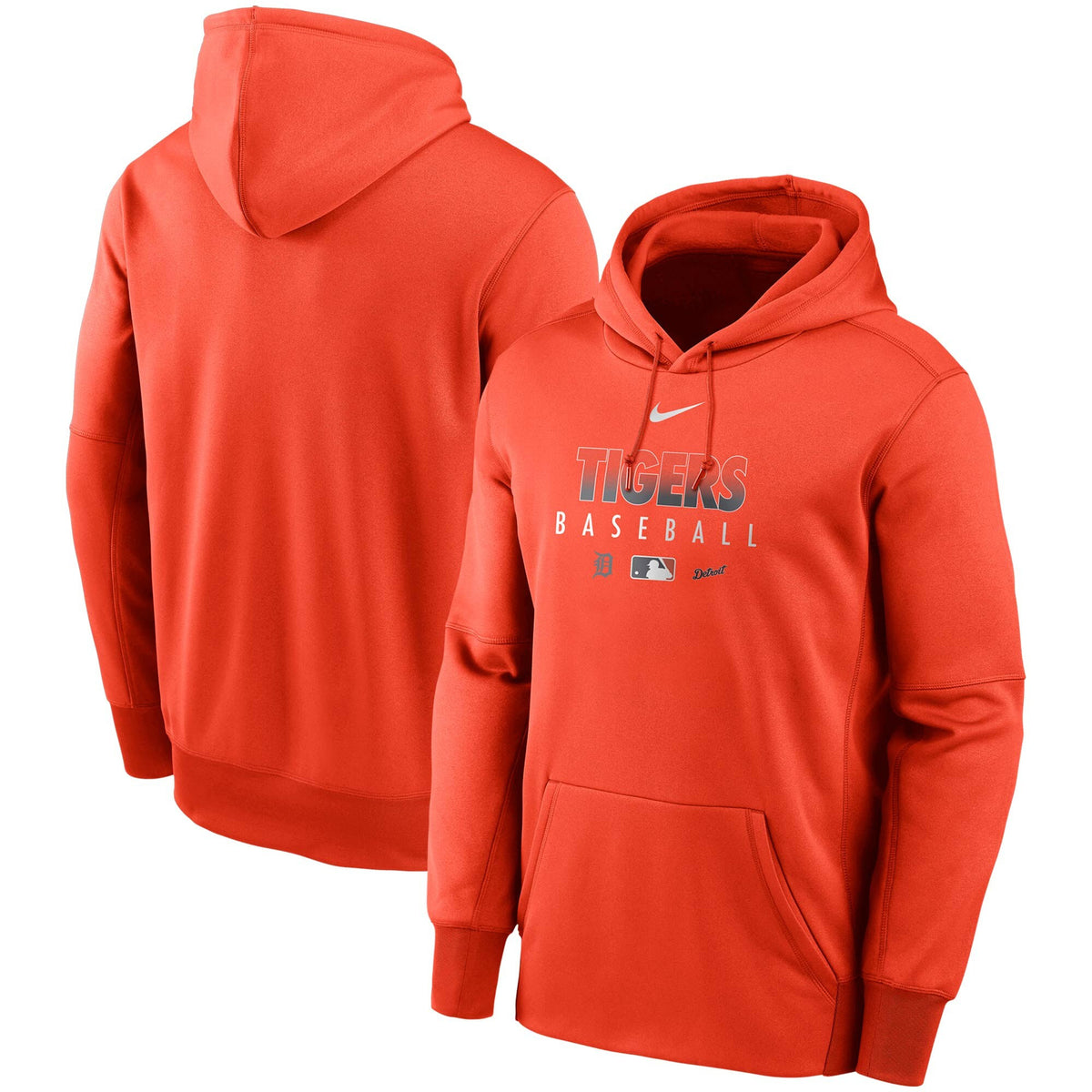 Detroit Tigers Orange Collection Therma Performance Pullover Hoodie —  Ecustomily