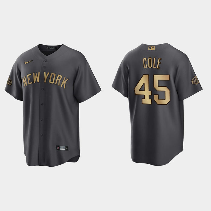 Gerrit Cole New York Yankees Cole Logo T-Shirt Black New FREE SHIPPING