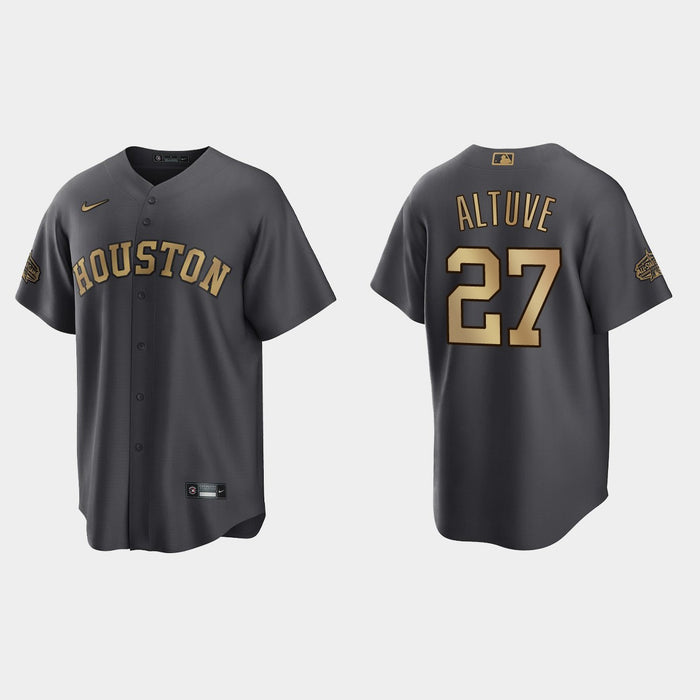 Jose Altuve Houston Astros 2022 All Star Game Charcoal Baseball