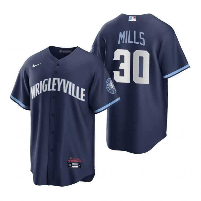 Alec Mills Chicago Cubs City Connect 2021 Baseball Player Jersey