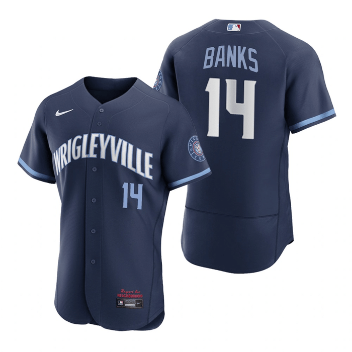 Ernie Banks Chicago Cubs City Connect 2021 Baseball Player Jersey —  Ecustomily