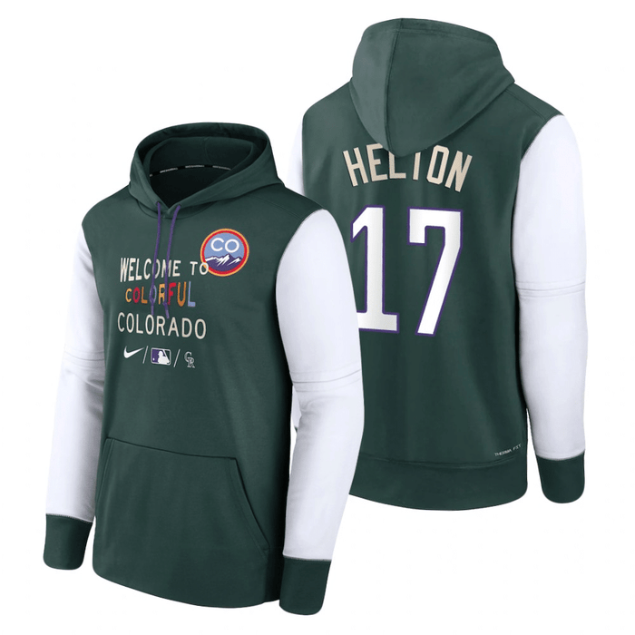 Todd Helton Colorado Rockies 2022 City Connect Green Therma Pullover H —  Ecustomily