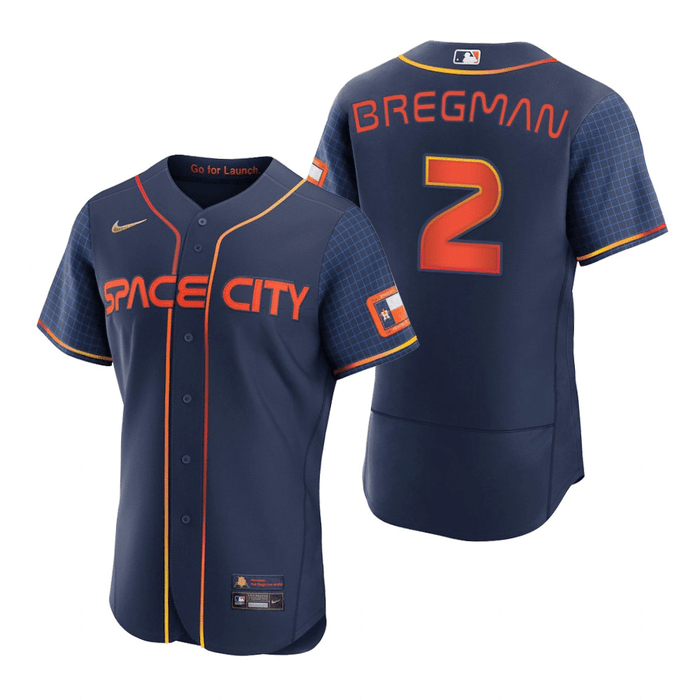 Alex Bregman Houston Astros 2022 City Connect Navy Baseball Player Jer —  Ecustomily