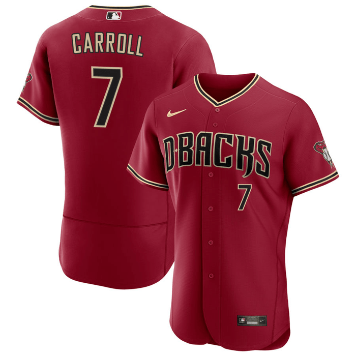 Corbin Carroll Arizona Diamondbacks Alternate Crimson Baseball Player —  Ecustomily