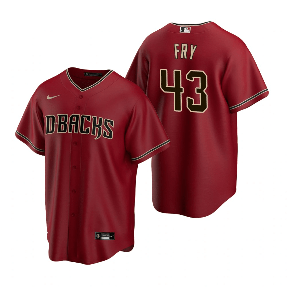 Paul Fry Arizona Diamondbacks Alternate White Baseball Player Jersey —  Ecustomily