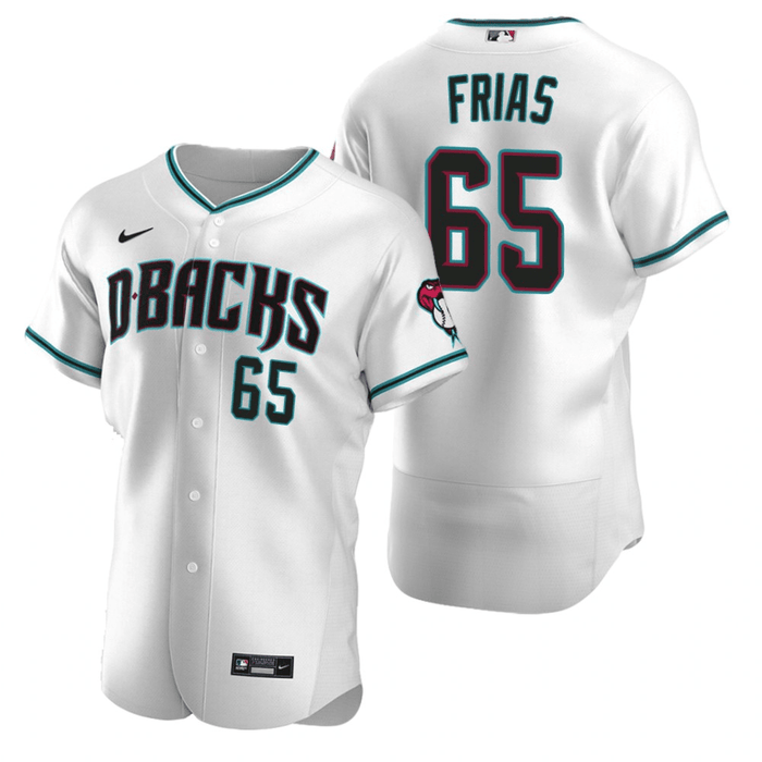 Luis Frias Arizona Diamondbacks Alternate White Baseball Player