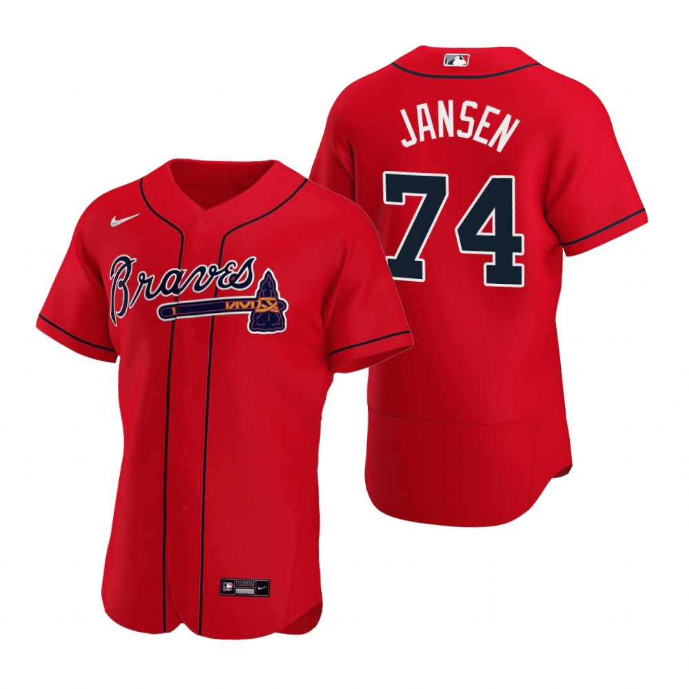 Kenley Jansen Atlanta Braves Alternate Navy Baseball Player Jersey —  Ecustomily