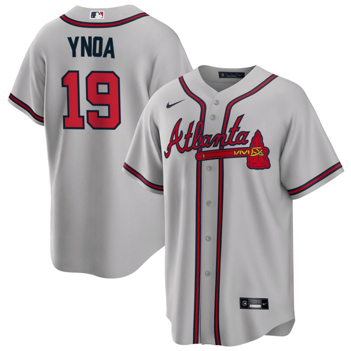 Braves Road Grey Jersey