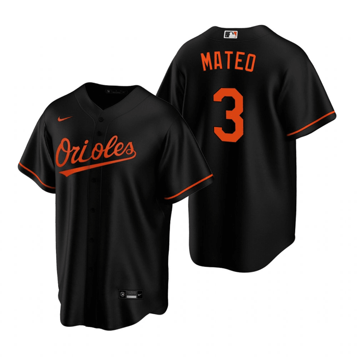 Jorge Mateo Baltimore Orioles Alternate Black Baseball Player Jersey —  Ecustomily