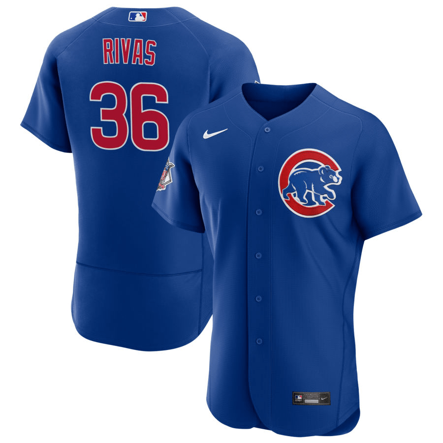 Alfonso Rivas Chicago Cubs Alternate Royal Baseball Player Jersey —  Ecustomily