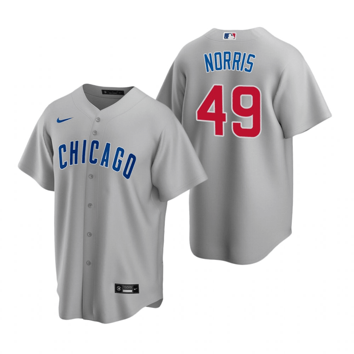 Cubs Customized Road Grey Jersey