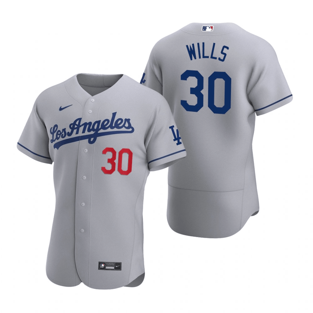 Maury Wills Signed Los Angeles Dodgers Jersey W/ No Name On Back