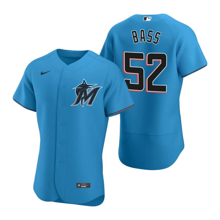 Miami Marlins Stitched Alternate Road Jersey