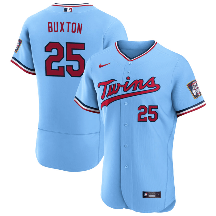 Byron Buxton Minnesota Twins 2023 Alternate Navy Baseball Player Jerse —  Ecustomily