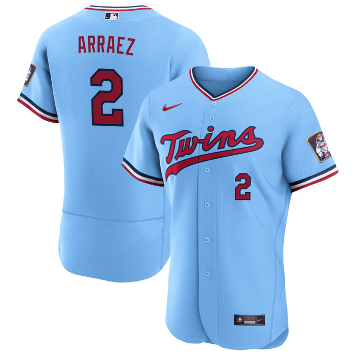 Luis Arraez Minnesota Twins Alternate Blue Baseball Player Jersey —  Ecustomily