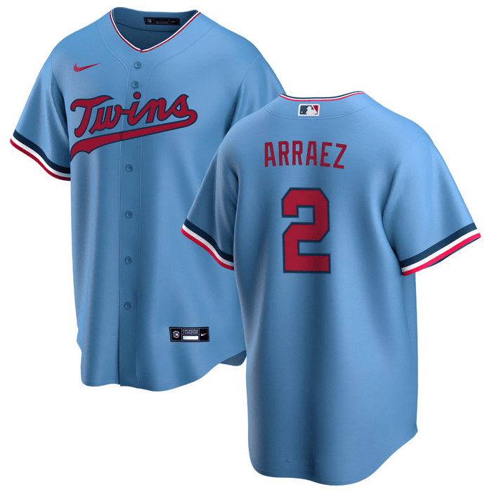 Luis Arraez Minnesota Twins Alternate Blue Baseball Player Jersey —  Ecustomily