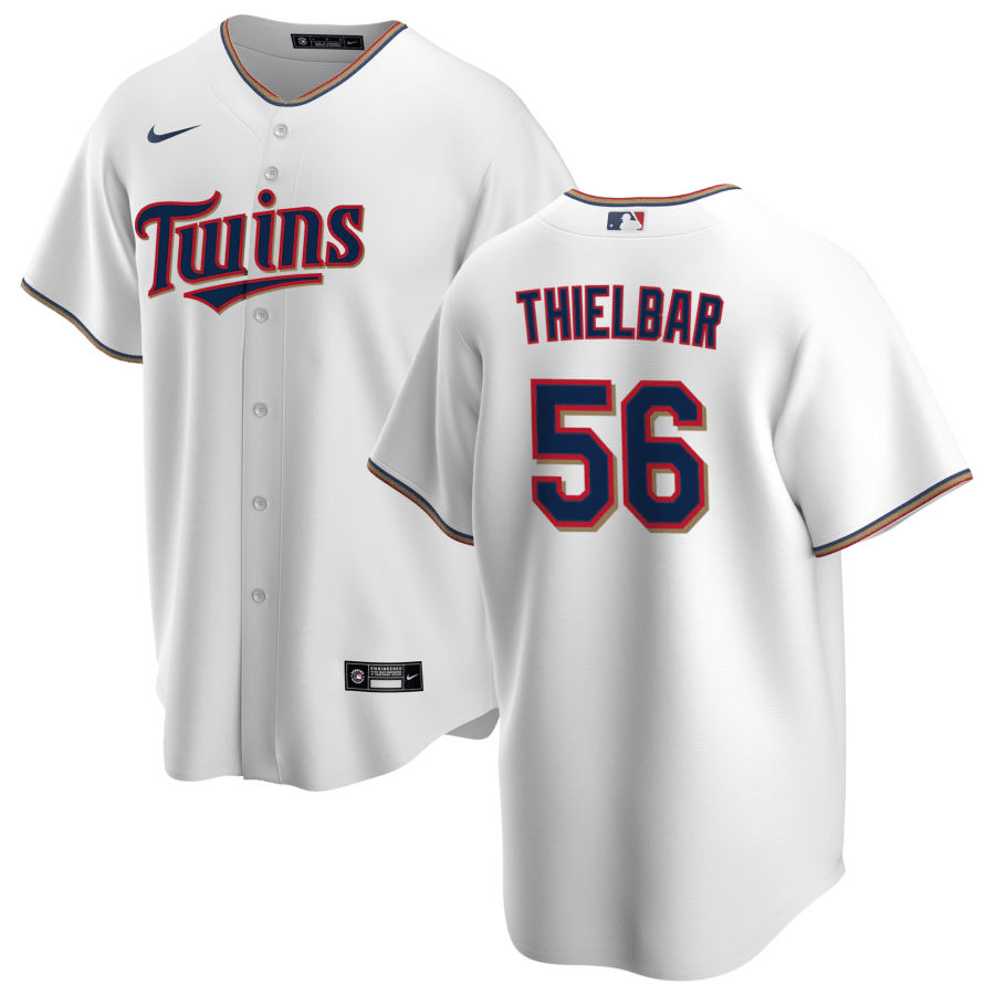 Caleb Thielbar Minnesota Twins 2023 Home White Baseball Player Jersey —  Ecustomily