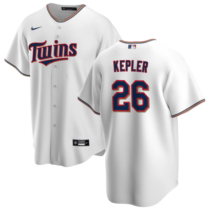 Max Kepler Minnesota Twins Home White Baseball Player Jersey — Ecustomily