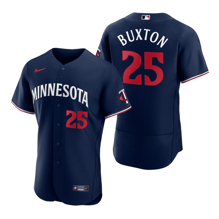 Byron Buxton Minnesota Twins 2023 Alternate Navy Baseball Player