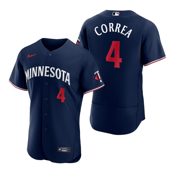 Carlos Correa Minnesota Twins 2023 Road Gray Baseball Player Jersey —  Ecustomily