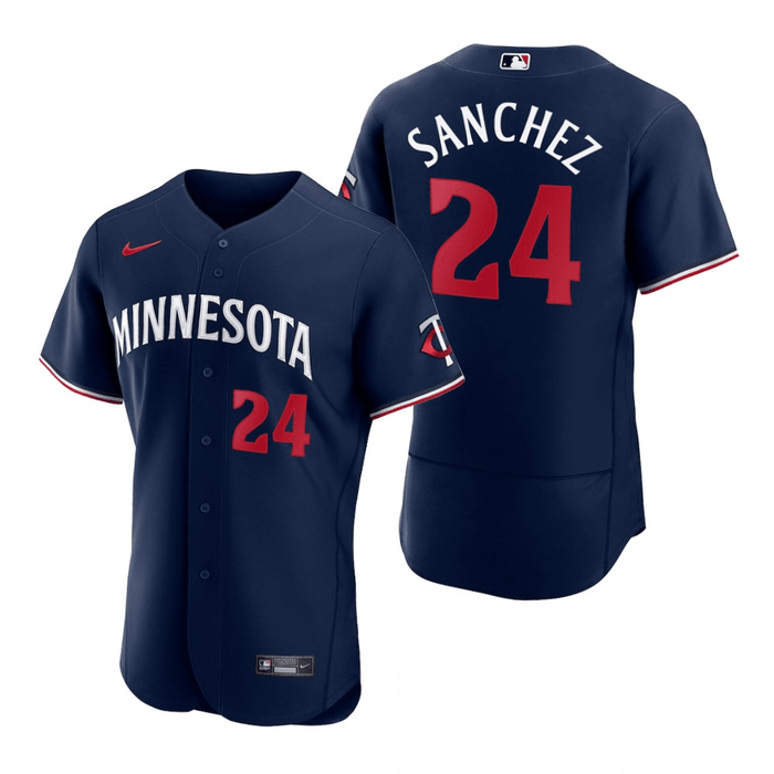 Gary Sanchez Minnesota Twins 2023 Alternate Navy Baseball Player