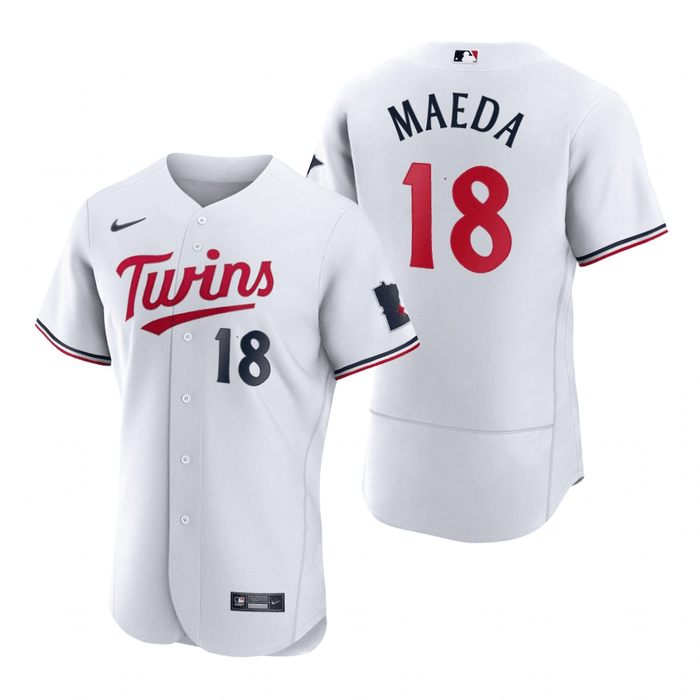 Kenta Maeda Minnesota Twins 2023 Home White Baseball Player Jersey