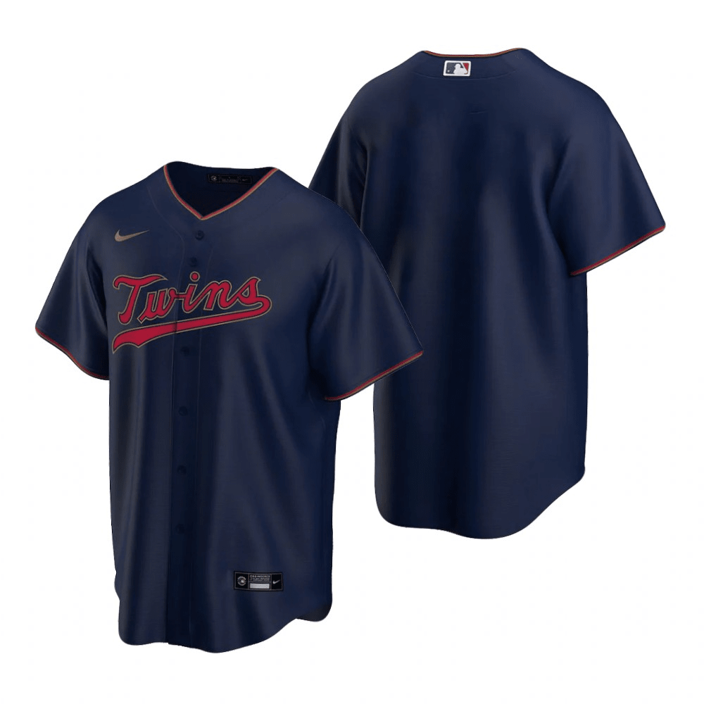 Minnesota Twins Alternate Red Baseball Player Jersey — Ecustomily