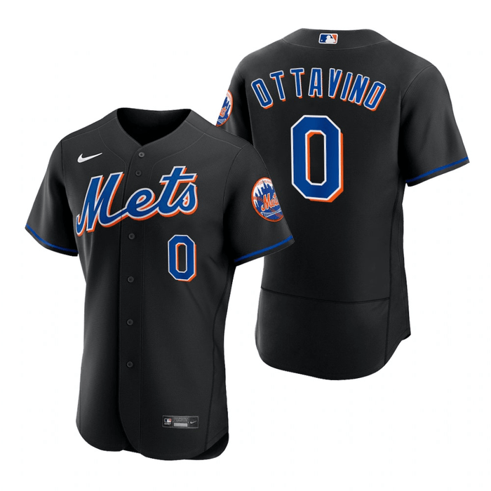 Adam Ottavino New York Mets Alternate Black Baseball Player Jersey